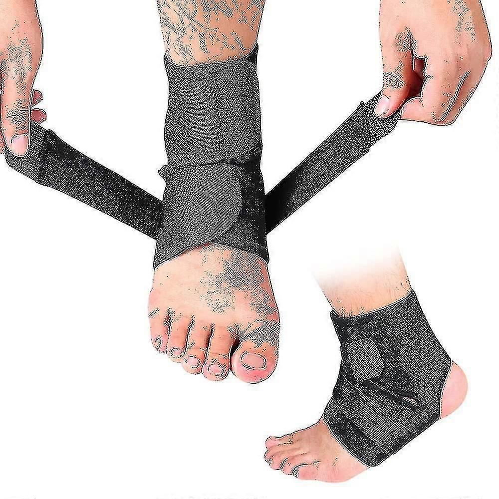 دعم الكاحل دعامة ضغط قابل للتعديل للرجل والنساء - دعم الكاحل وحامي الكاحل دعامة القدم لآلام الكعب