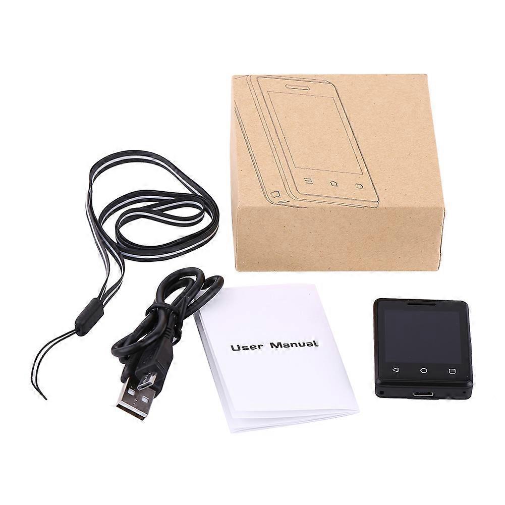 Smart Bluetooth 4.0 Watch 2.5 D Touch Screen Support SIM and TF card For Android iOS Black