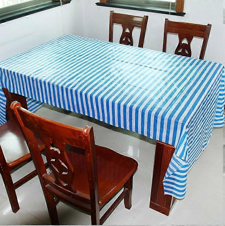 Tablecloth Round Tablecloth Solid Tablecover Events Catering Wedding Xmas Decor Blue