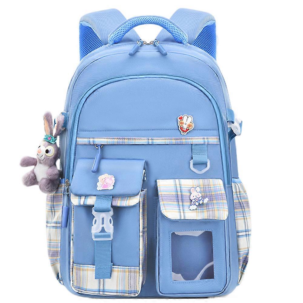 Primary school backpack - 8812 sky blue large