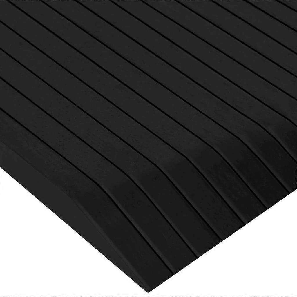 vidaXL Rubber Ramp Threshold: 2 Pieces, 110x41x5 cm