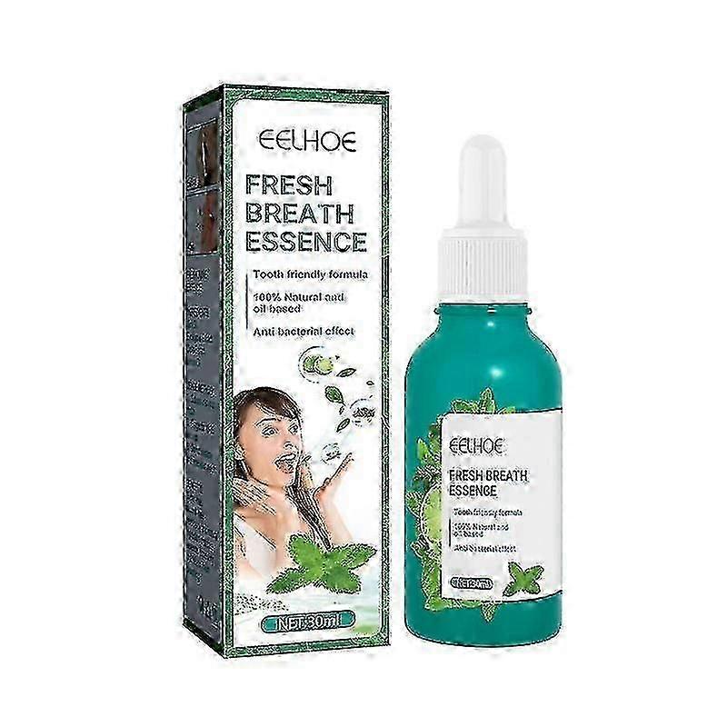 EELHOE Fresh Breath Essence Enlève la mauvaise haleine et laisse un parfum frais, rafraîchit l’haleine et nettoie la mouffe