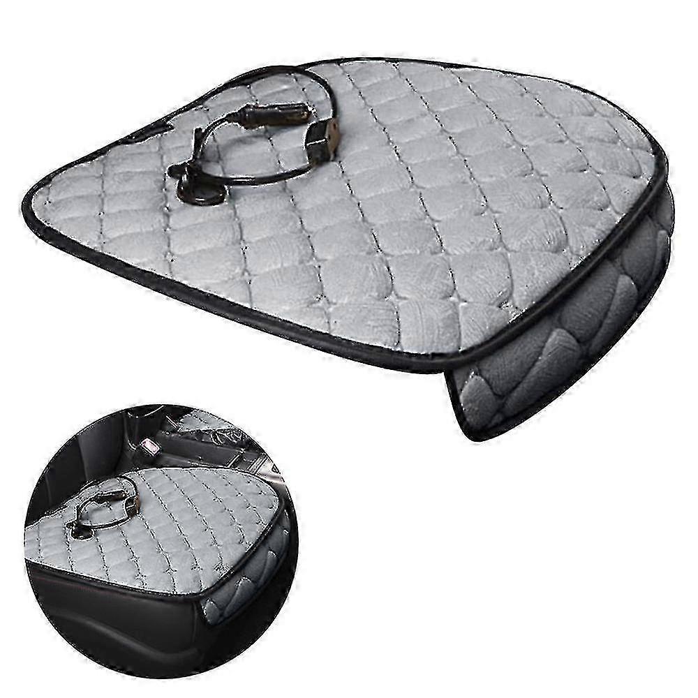 Car heated seat cushion, Quick - heating, Comfortable quilted design, Universal fit for car seats, with power cord for easy connection