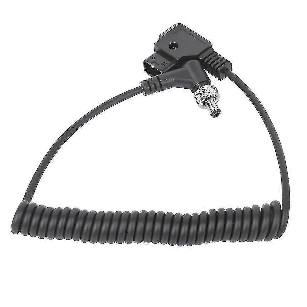 D‑tap Plug To Dc Port Dc Monitor Supply Cable Plastic Black Spring Power Wire With Lock