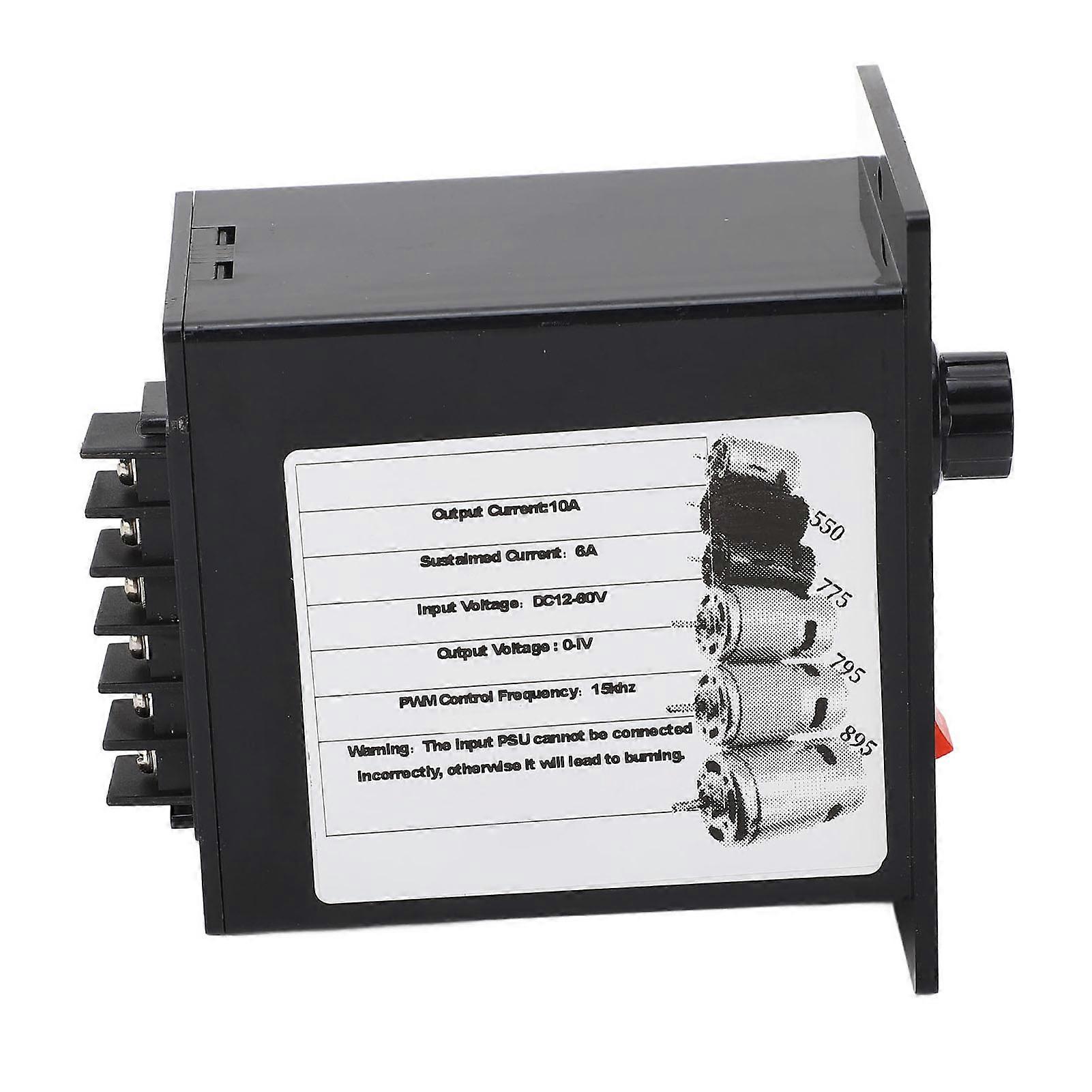 10A Motor Speed Controller 12-60V DC Regulator for 550-895 Motors