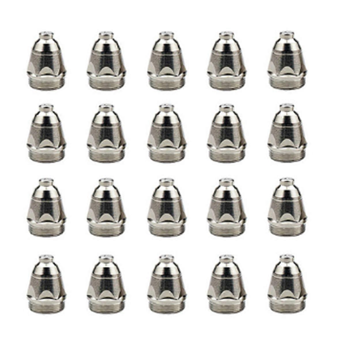 20 Sets of P80 Plasma Cutting Nozzle 1.7 Holes Cutting Machine Torch Nozzle Accessories Electrode Nozzle
