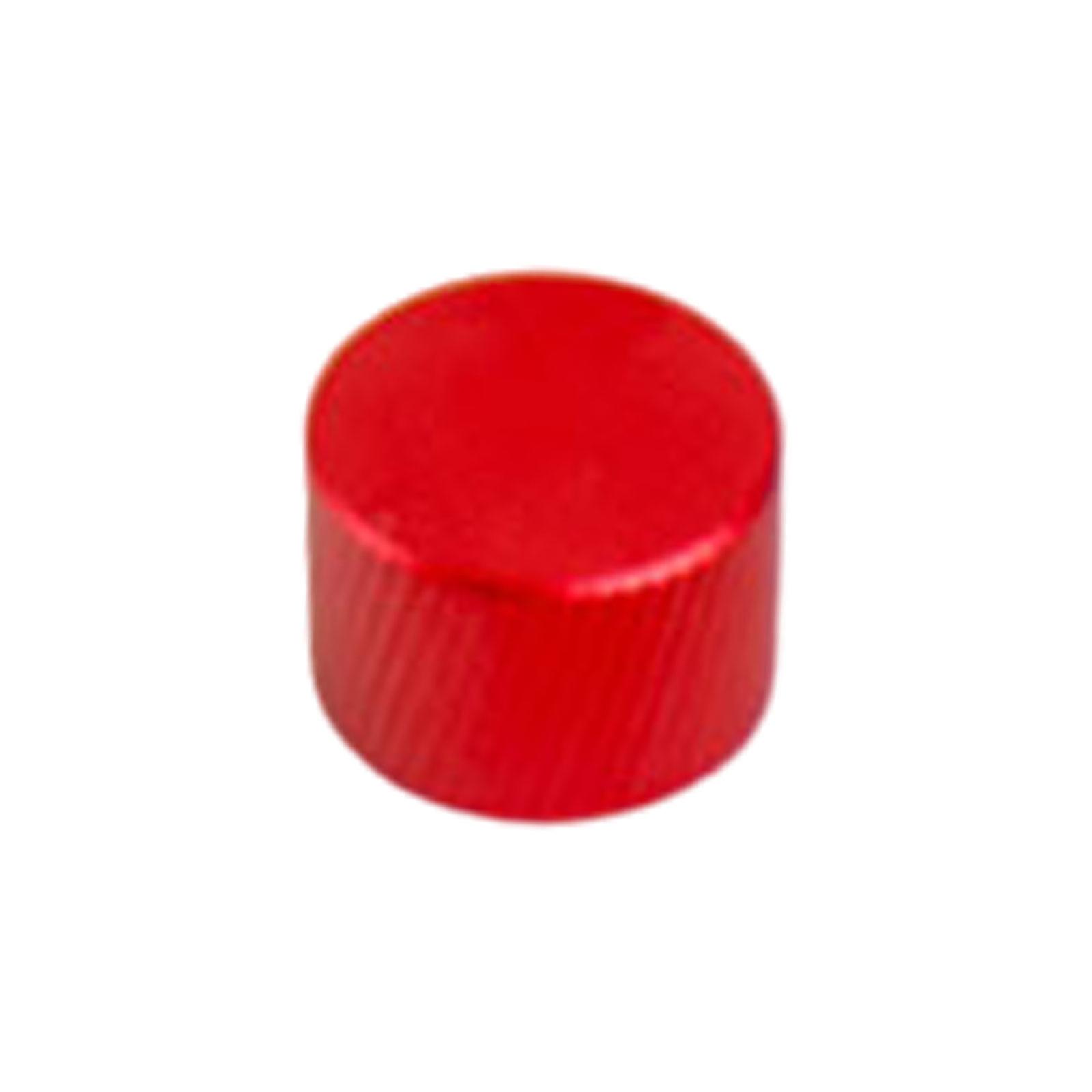 Rotary Knob Metal Knobs for Mechanical Keyboard, 16mm Diameter, Plum Blossom Knob Solid Build Rotary Knob Durability  Red