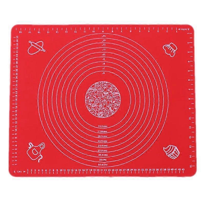 Non-slip Silicone Pastry Mat With Measurements (50*40 cm) For Silicon Baking