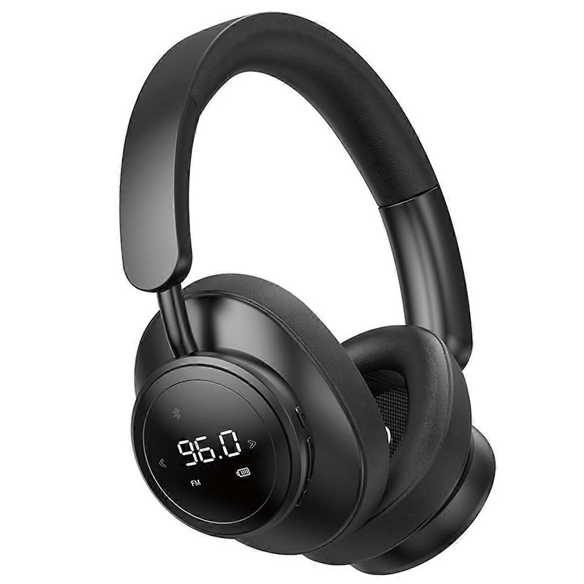 Wireless Headset Headphone With Mic Black