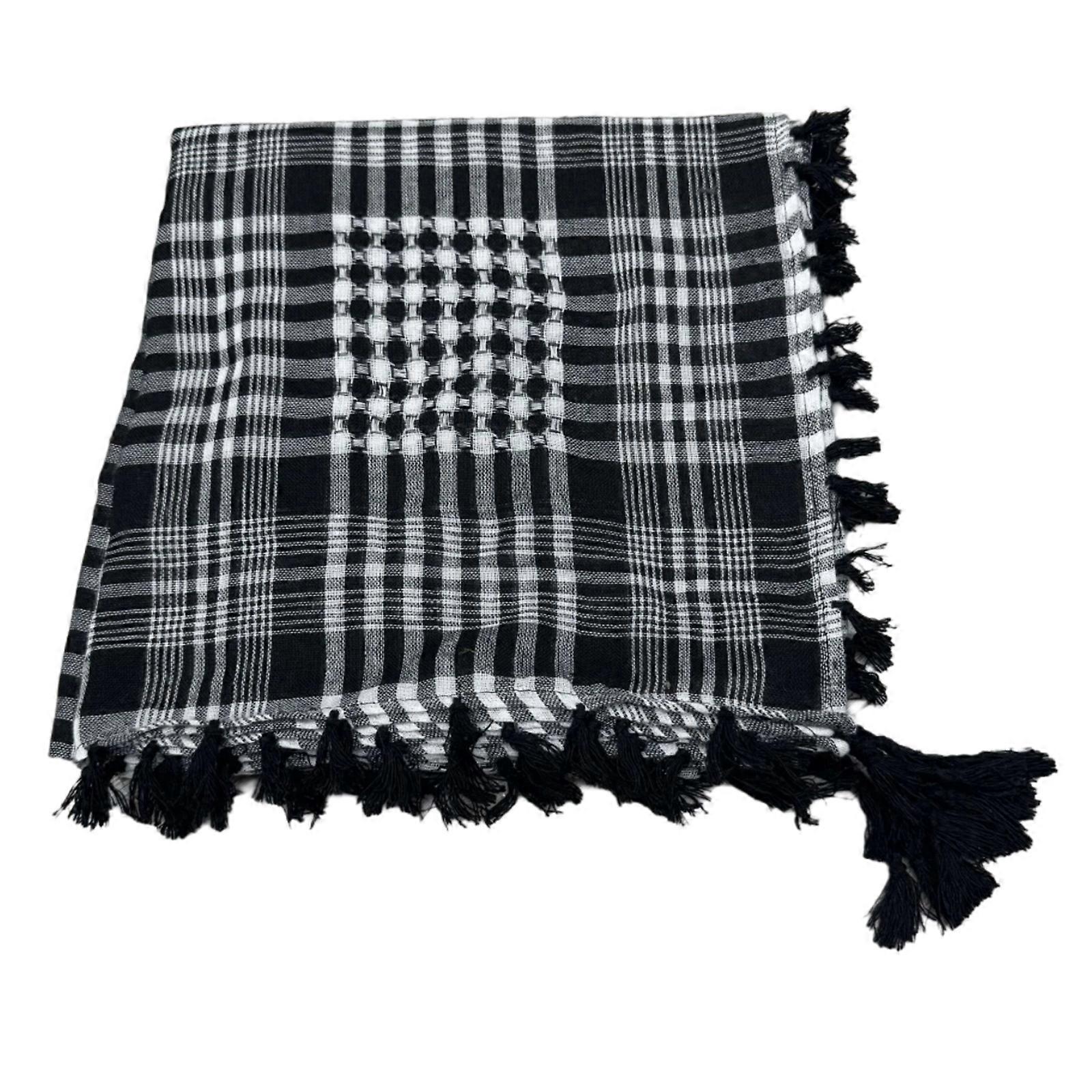 Trendy Shemagh Desert Scarf, Soft and Comfortable, Suitable for Hiking, Camping Multipurpose Scarf Shawl