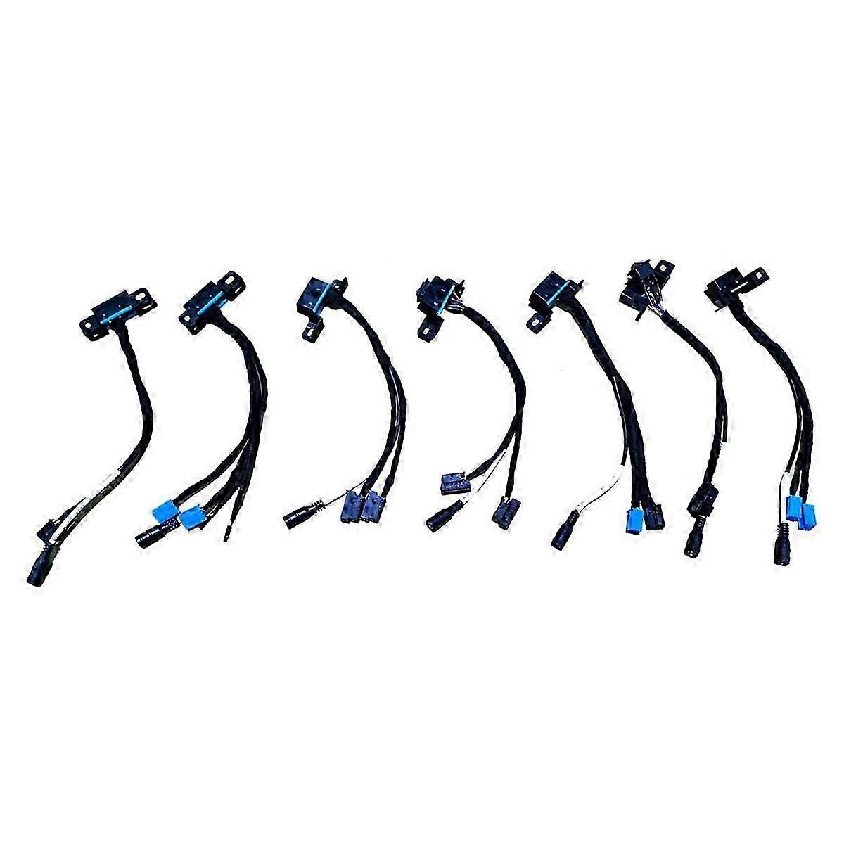 7PCS Test Line Cables for All EZS W209/W211/W906/W169/W208/W202 for Locks OBD EIS ELV Test Line