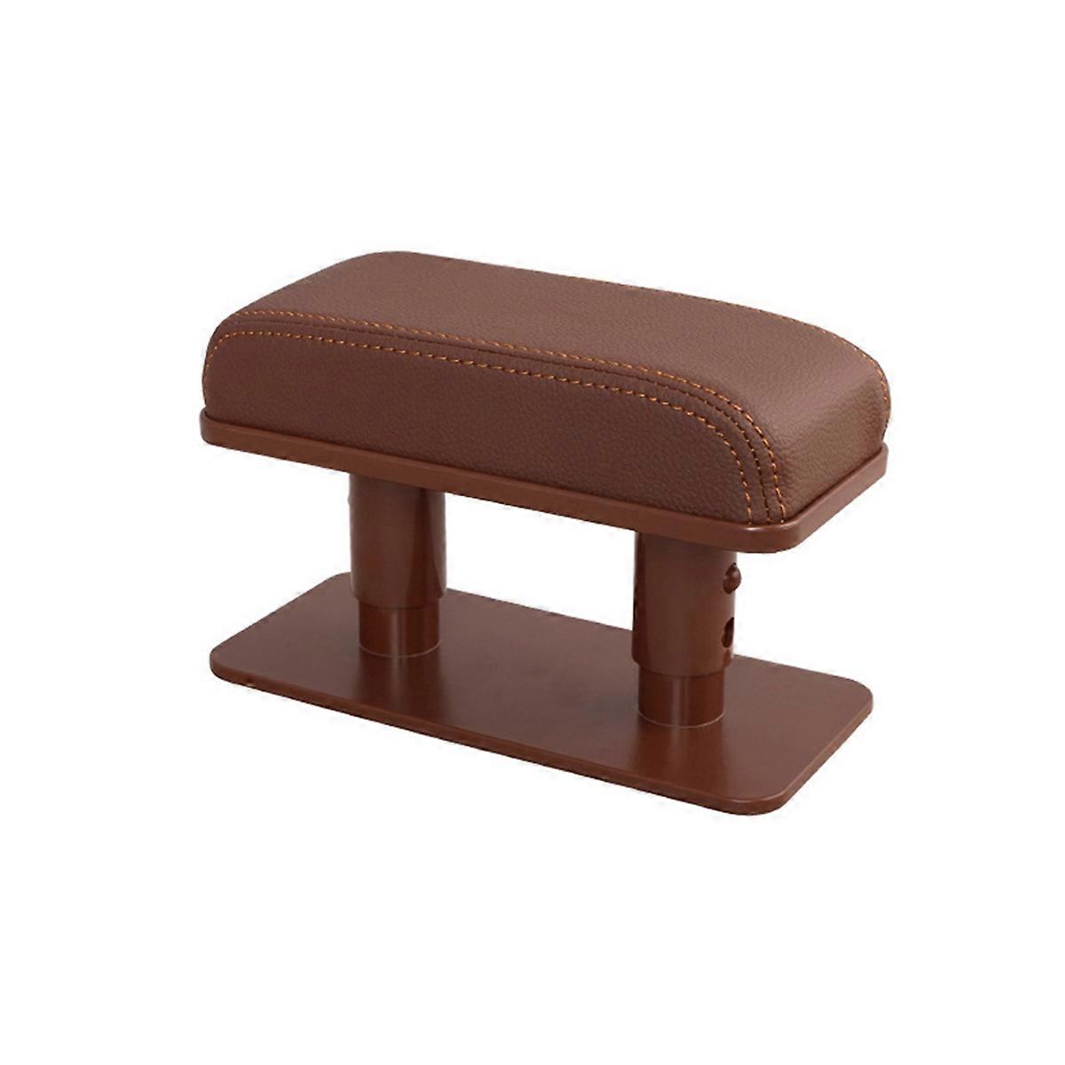 Brown Car Armrest Pad Elbow Support