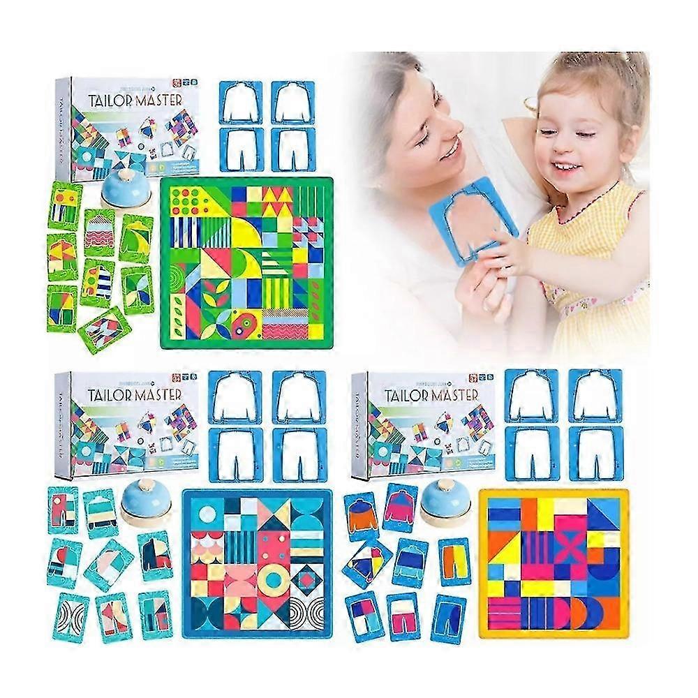 Concentration Enhancing Double Battle Table Game Toy for Kids - Tailor Master Gift Set