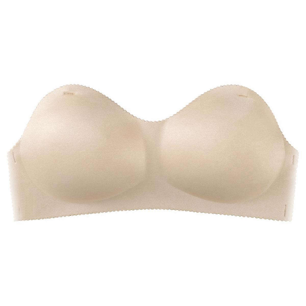 Transparent Clear Invisible Removable Shoulder Straps & Back Strap Plunge Bra