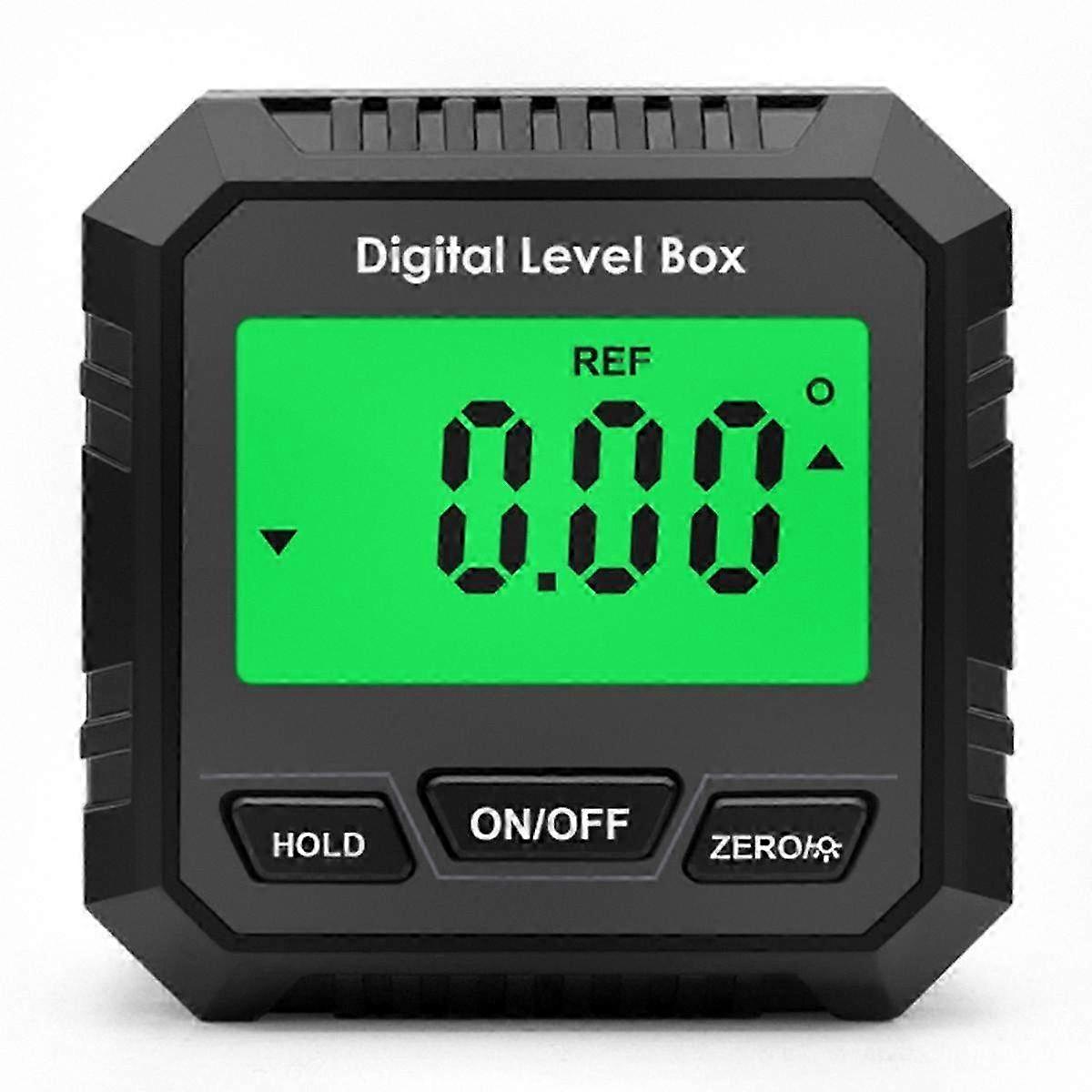 Digital Angle Finder 90 Degree Compact Electronic Protractor Inclinometer Measurement Tool Level Gauge Black