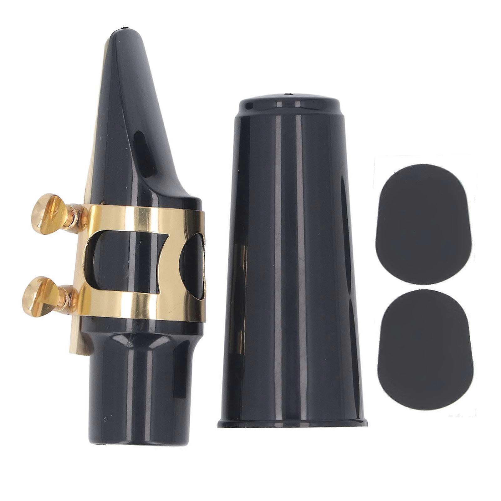 Alto Saxophone Mouthpiece Kit, ABS Structure, Metal Buckle Clip, 2.5 Reed Saxophone Mouthpiece Kit
