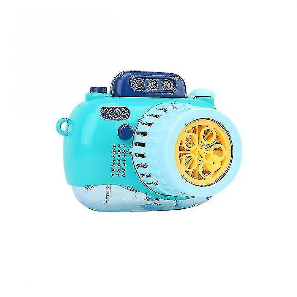 Cute Camera Bubble Machine Fully Automatic Portable Bubble Machine Bubble Machine, Blue, 17*11*12cm