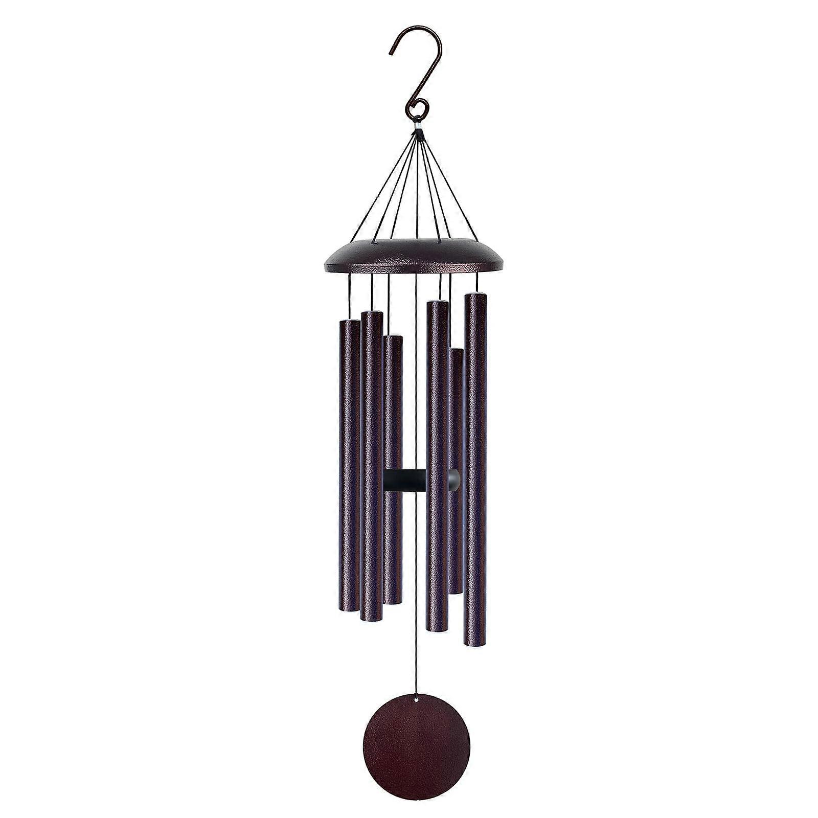 Outdoor Bass Wind Chime, 38' Large Wind Chime with 6 Tunes, Tuned to E Pentatonic