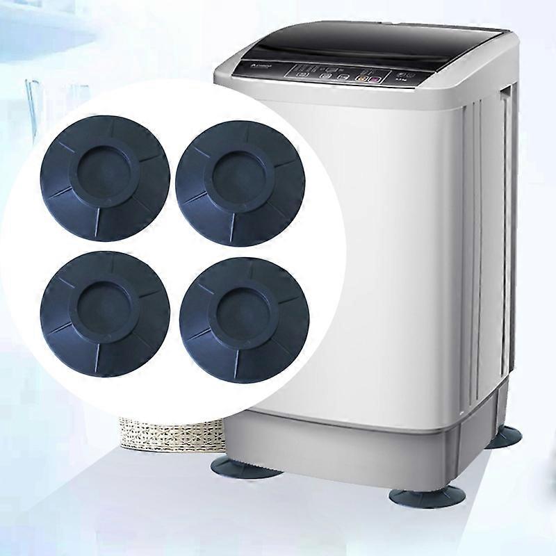 4pcs Universal Washing Machine Non-slip Mat Mute Anti-moving Fixed Base Shock-absorbing Pad