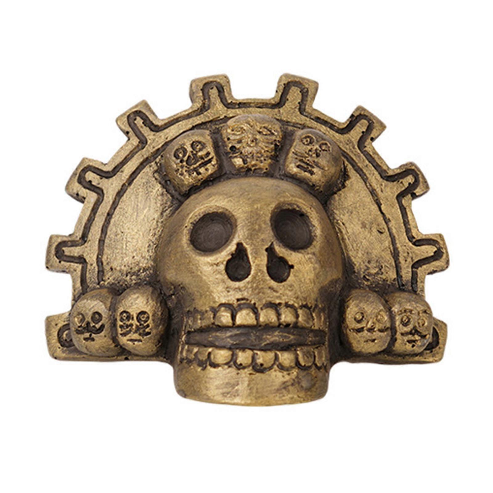 Authentic Aztecs Death Whistle Portable Aztecs Death Whistle Emergencies Whistle for Musicians and Educators Brass