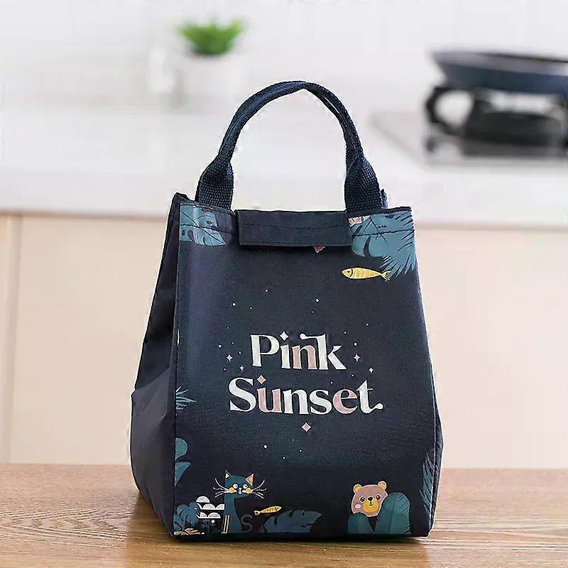 Cartoon Cooler Lunch Bag Waterproof Lunch Box for Picnic Kid Women Travel Thermal Breakfast Organizer Insulated Storage Pack
