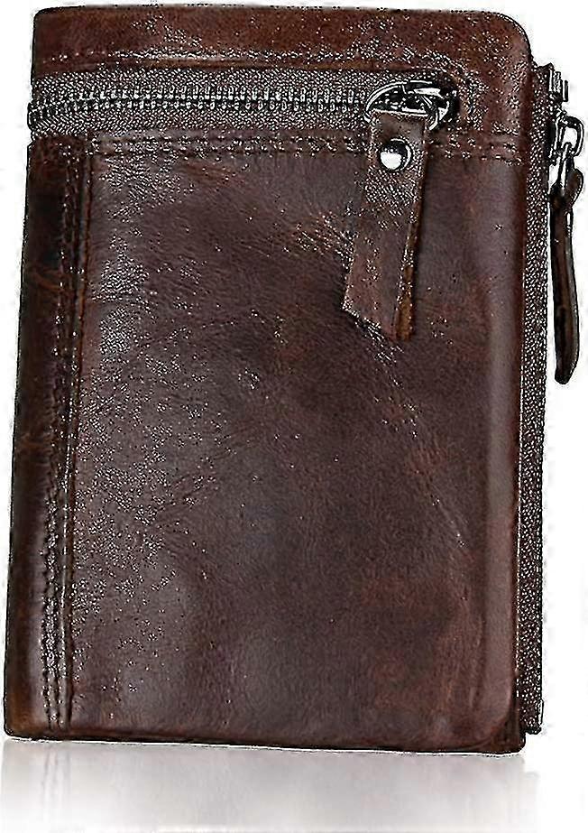 Men's RFID Blocking Wallet Thin Profile with Secure Card Storage