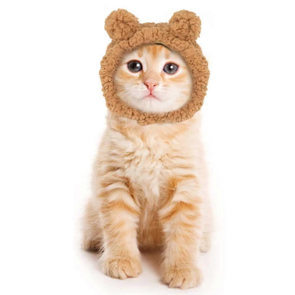 Cute Cat Plush Headgear Warm Winter Pet