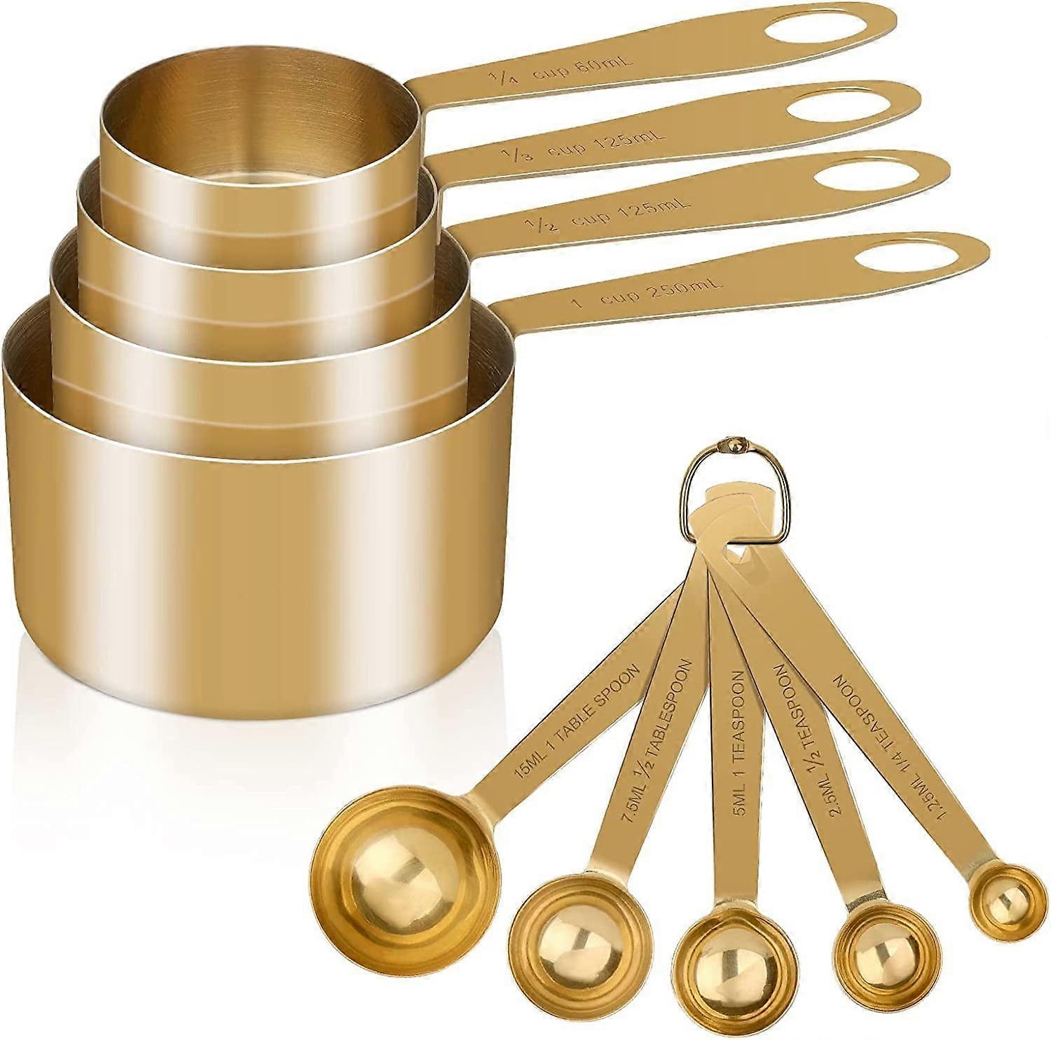 9 Pcs Measuring Cups And Measuring Spoons Measuring Units