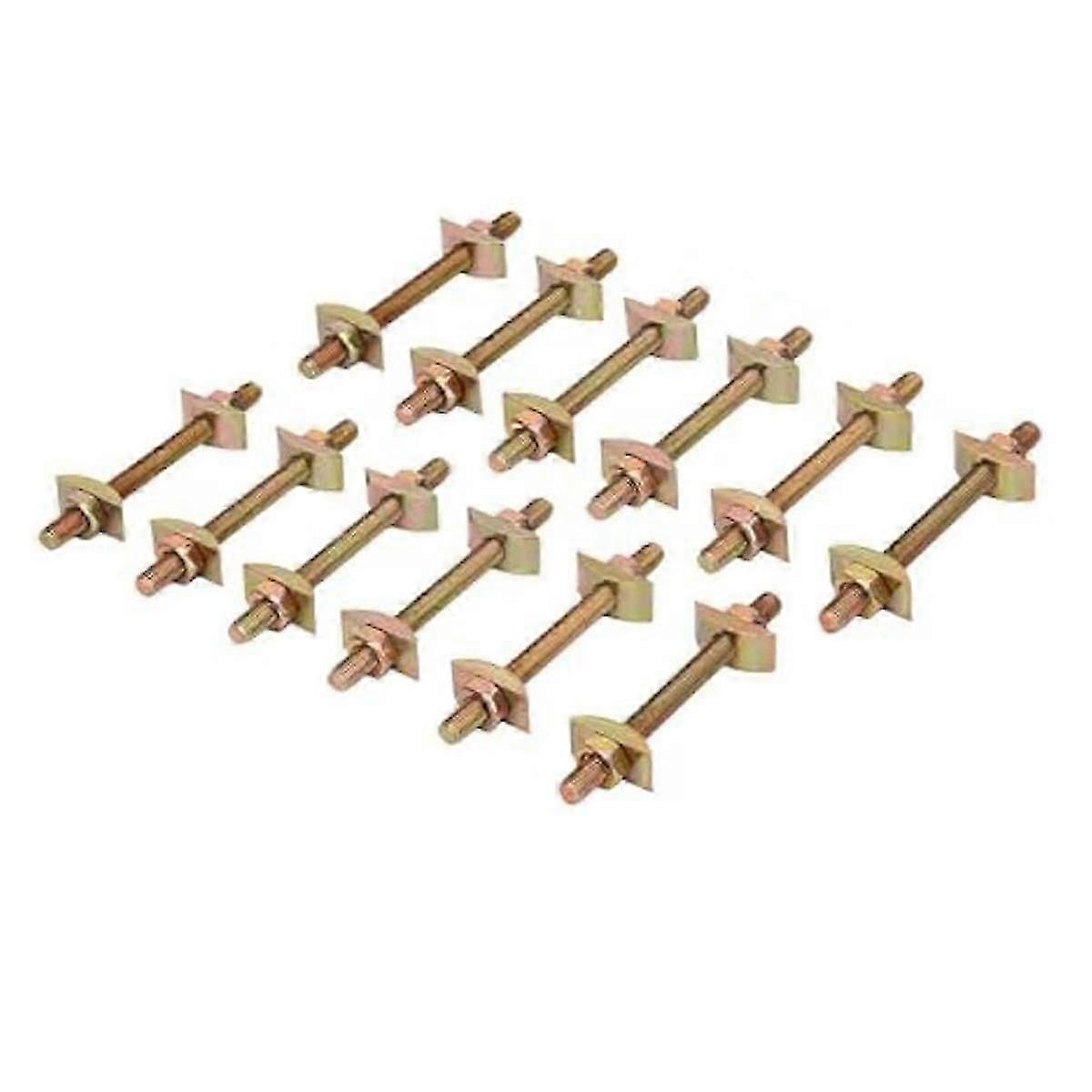 12Set Countertop Connector, Furniture Fastening Connectors Table Top Fasteners Countertop Flip Join