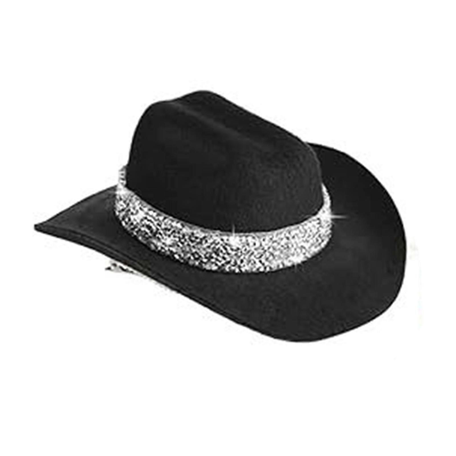 キラキラしたカウボーイをテーマにした髪飾り、音楽祭、テーマパーティー、写真小道具に適しています