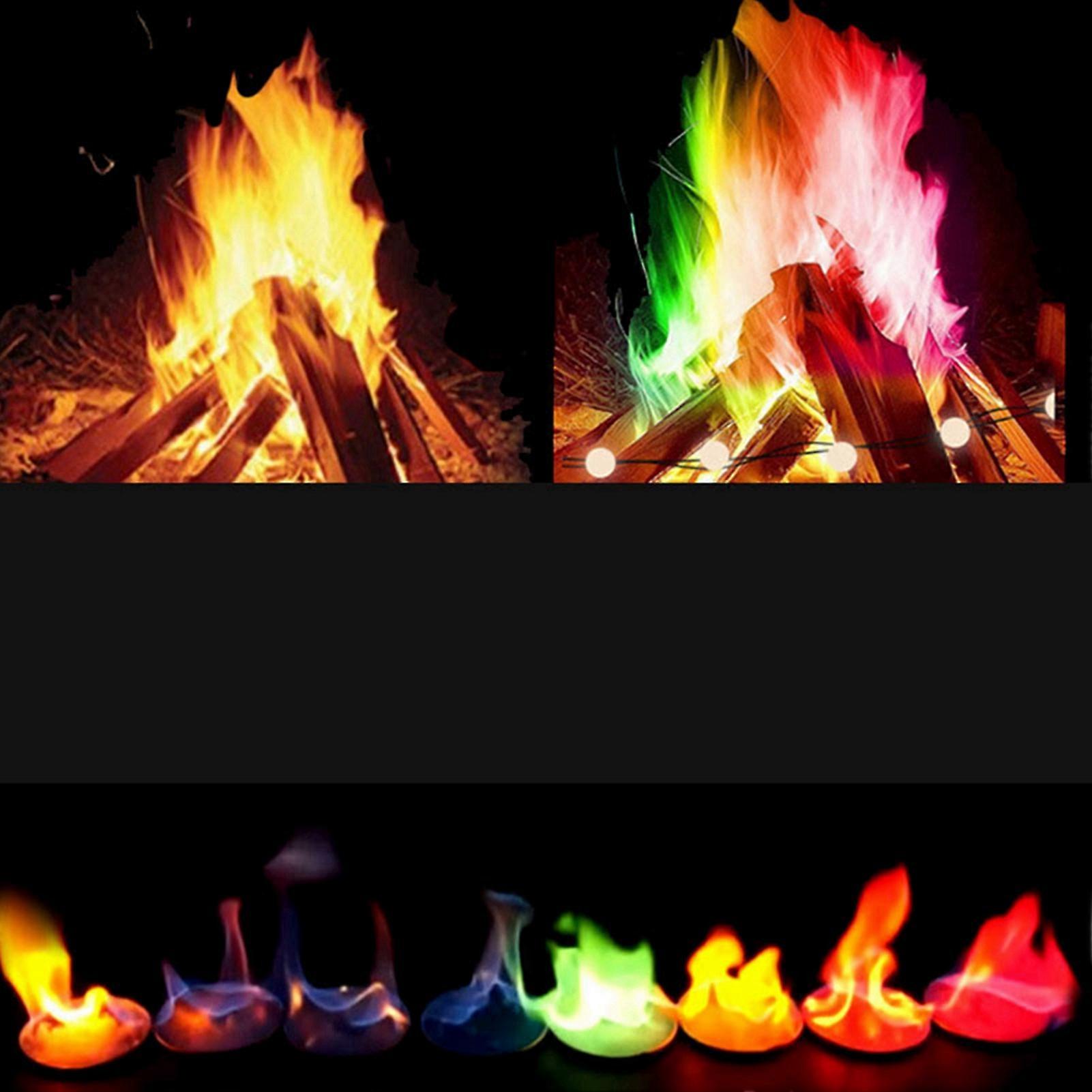 Colored Flame Powder 30g Long Lasting Pulsating Flame Color Packets