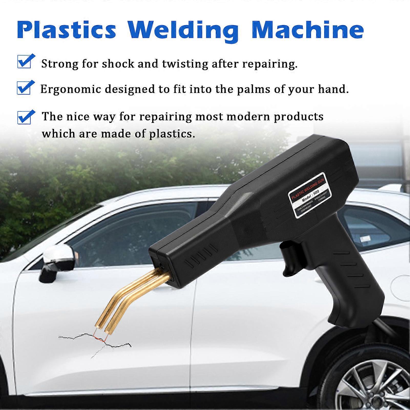 Plastic Welding Stapler Machine Kit 230x160x45mm with 200 Staples