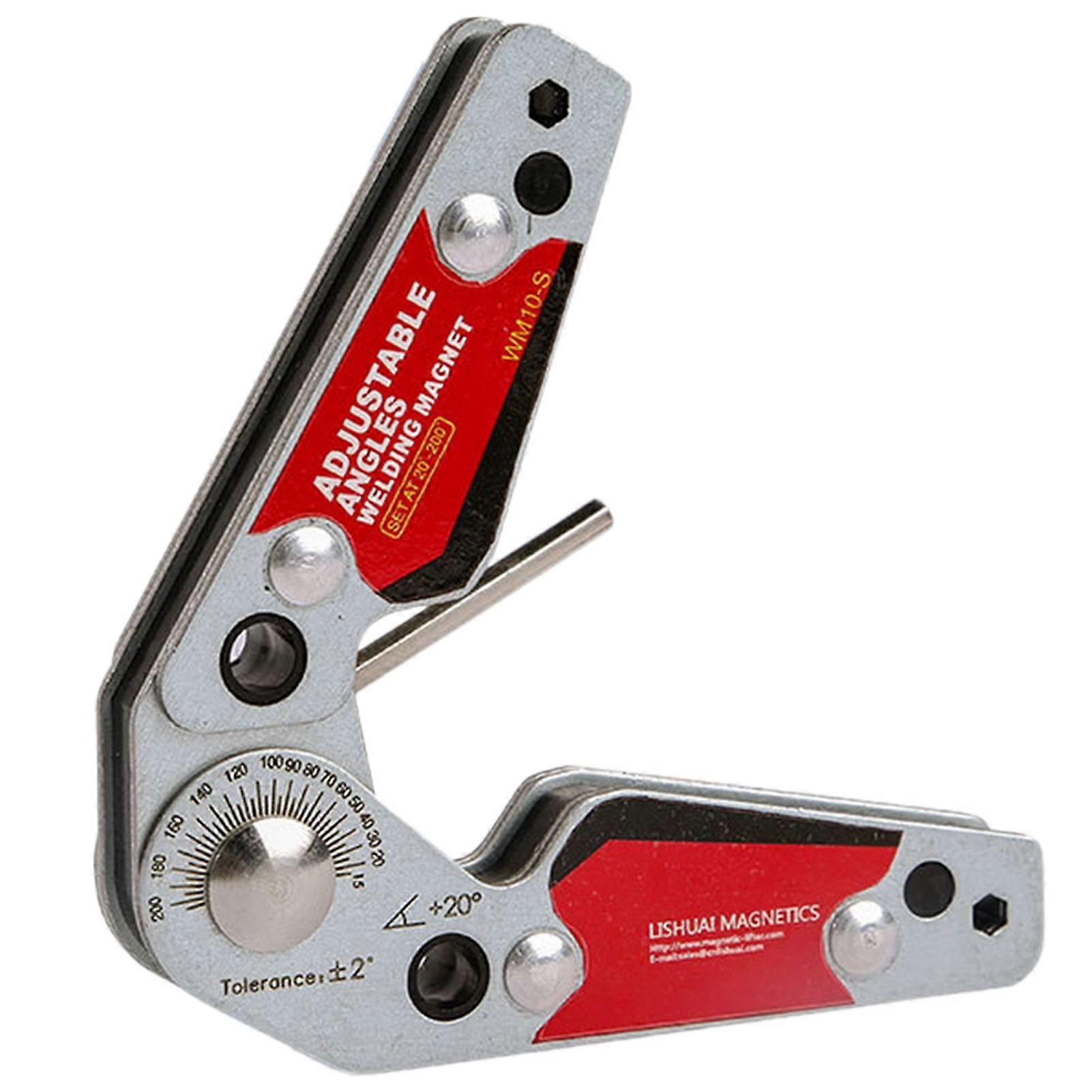 Adjustables Magnetic Welding Holder with Angle Scale Precise Alignment Secure Hold for Workshop Garage Fabrication Shop