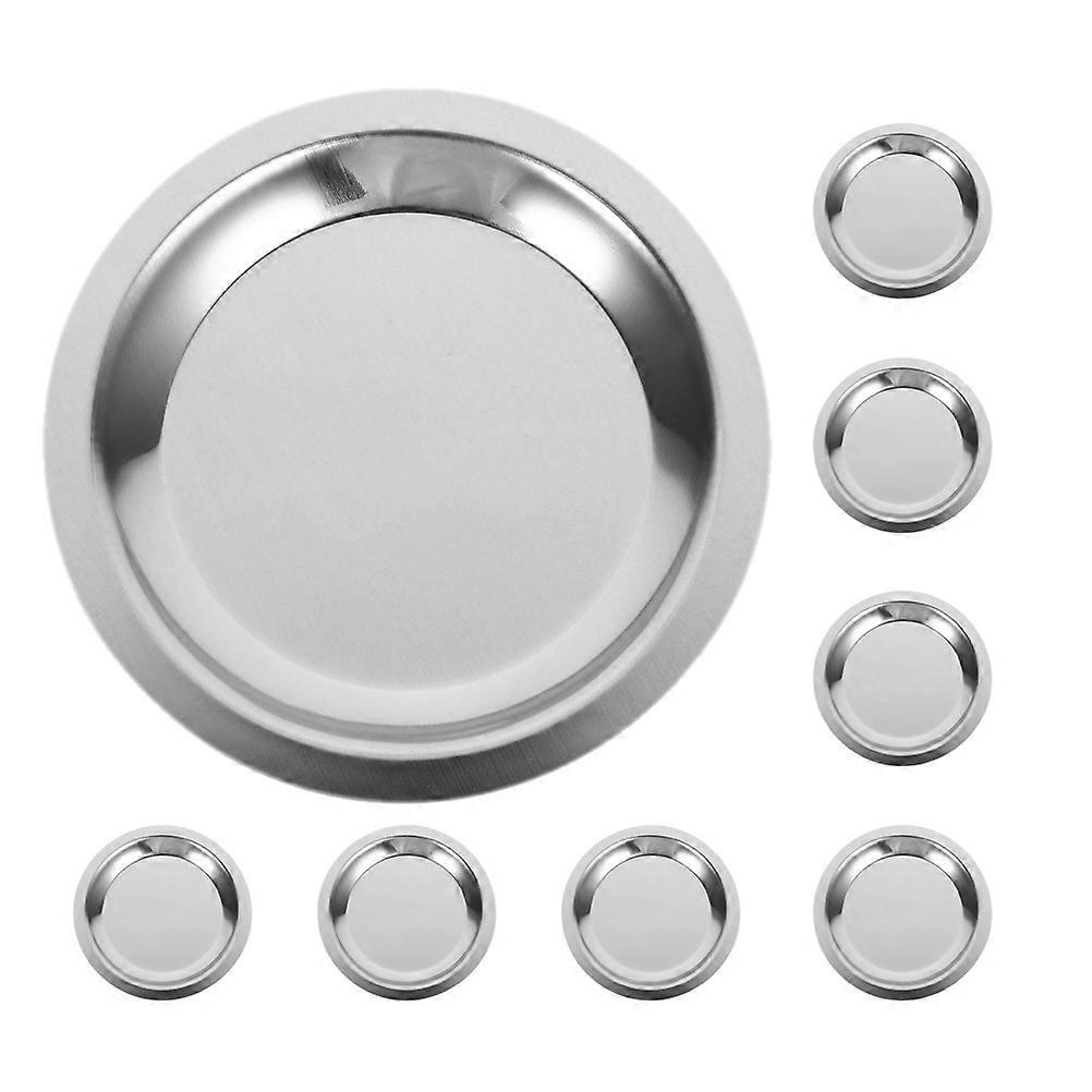 Stainless Steel Coaster Heat Insulation Pad 8Pcs Set