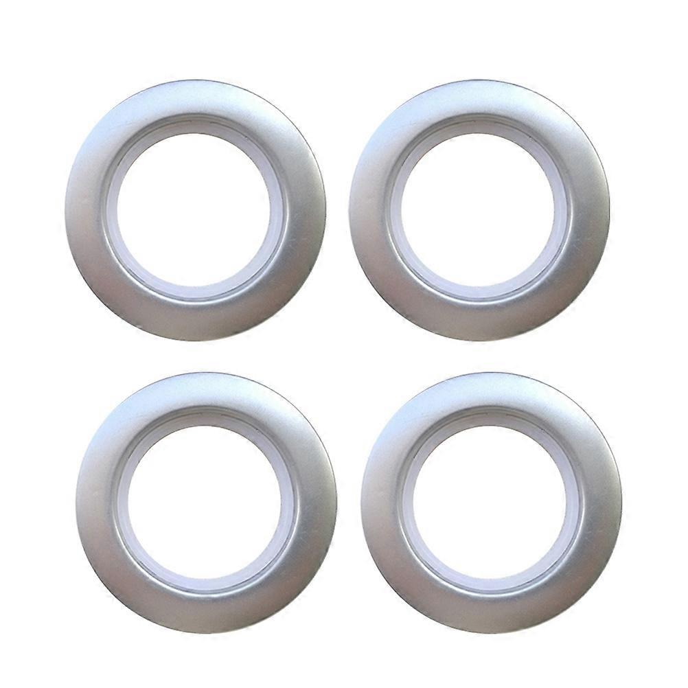 Drapery Rings with Snap Fix for Curtains, Sturdy Construction