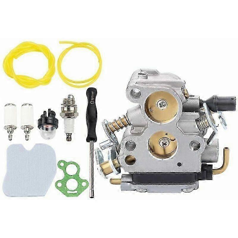 Carburetors for chain saws compatible with certain garden machinery models like Husqvarna 236 and 235