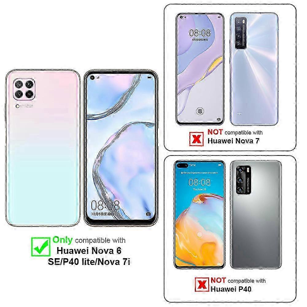 Protective Case with Stand Function and Card Slot for Certain Brand NOVA 6 SE / P40 LITE / NOVA 7i Models
