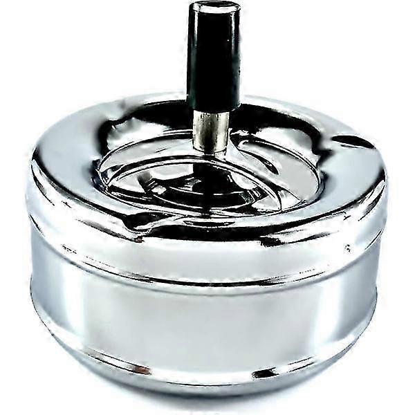 Extra large spinning ashtray designed for outdoor use | High-quality windproof ashtray with deep bass | Convenient to empty