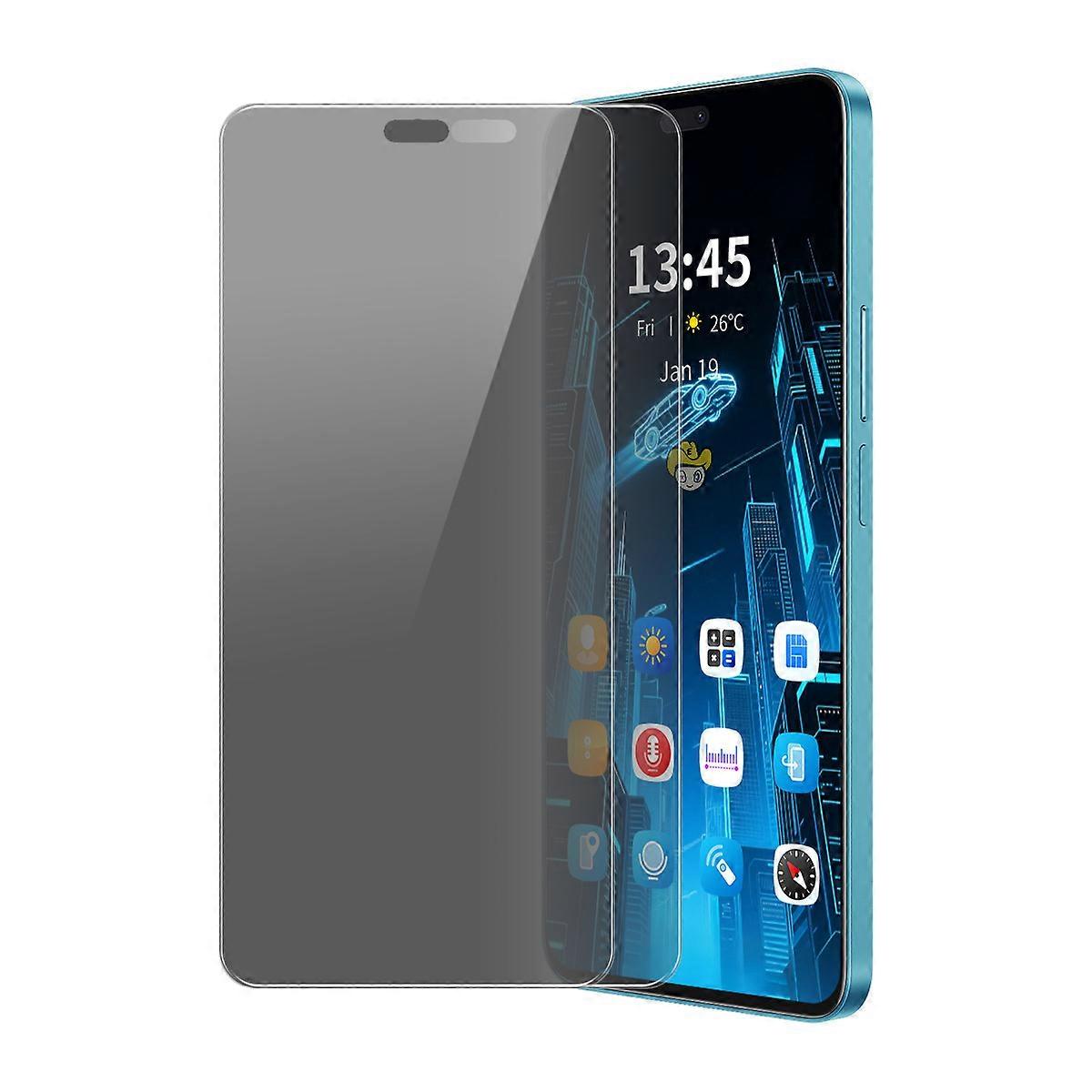 Honor 400 Lite 2PcsアンチスパイフィルムENKAYハット-プリンスアンチグレアスクリーンプロテクター強化ガラスに対応