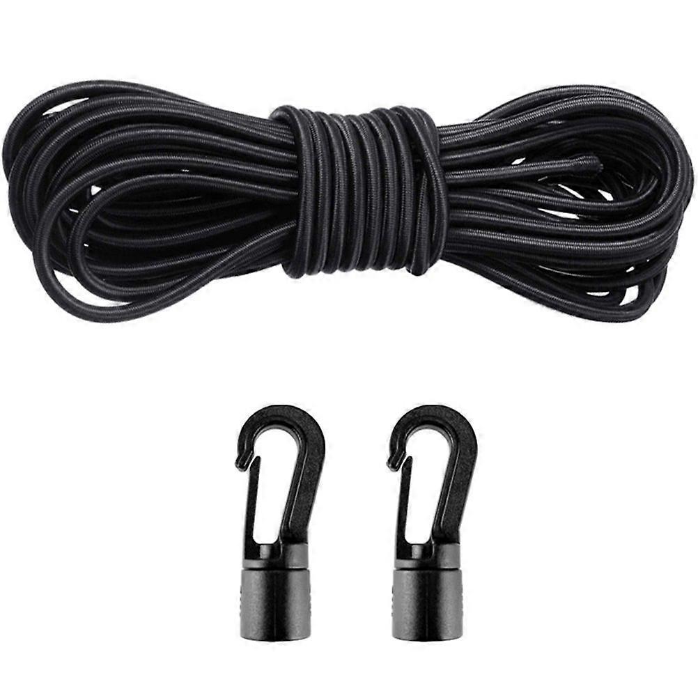 1 Set Kayak Bungee Cord Boat Bungee Cord Kit Elastic Bungee Cord Shock Cord with Hooks