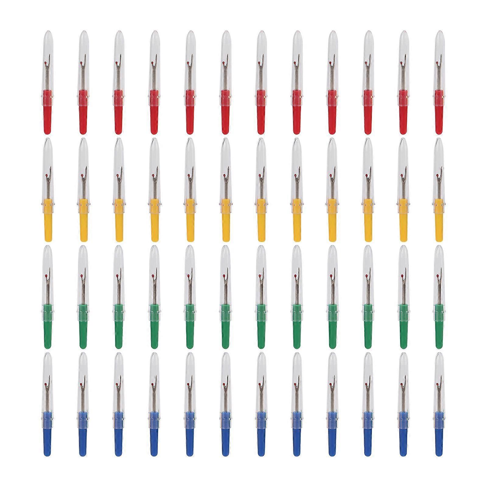 2025 Latest Model  48Pcs Seam Rippers Durable Plastic Handle Thread TakeUp