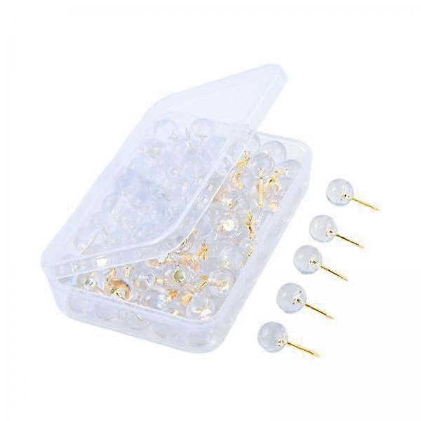 100 Positioning Pins For Sewing, Quilting, And Craft Projects - Storage Box Included, Pattern Placement Pins