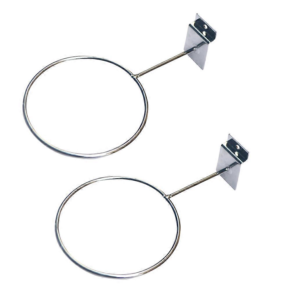 Ball Storage Mount for Displaying 4Pcs Silver Basketball Holders