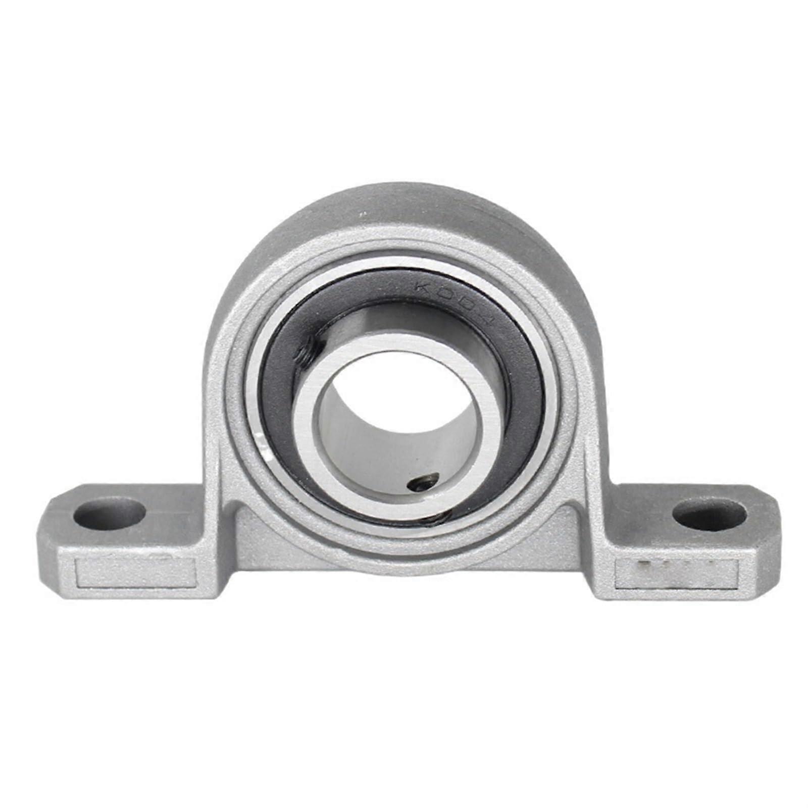 Mounted Bearing KP005 25mm Zinc Alloy Pillow Block for Horizontal Vertical Applications, Ball Bearing Skate Bearing Support