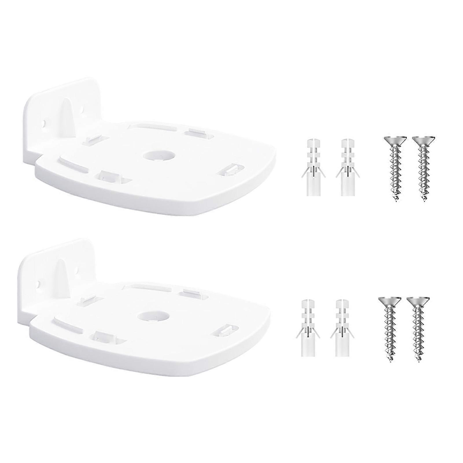 Wall Mount Bracket Holder Stand for Linksys Velop Dual-Band WiFi Router, Protective White Mounting Stand for Secure Placement
