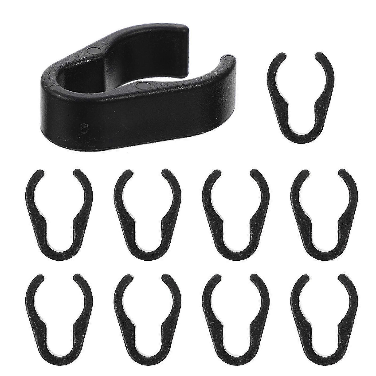 10pcs Durable and Flexible Microphone Cable Holders and Clips