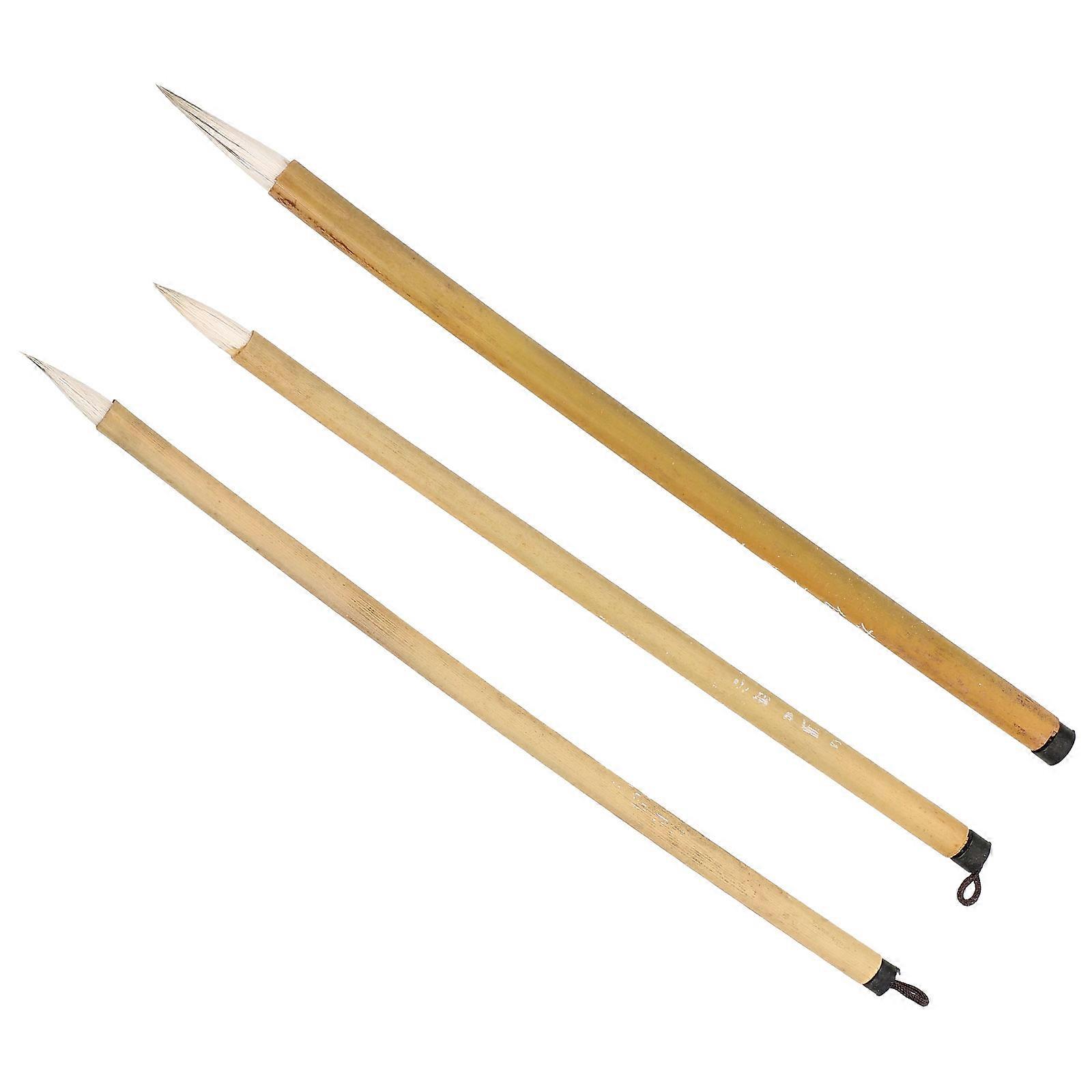 Pottery Brushes Multi-Function Painting Brush Underglaze Brush Artists School Events 3Pcs