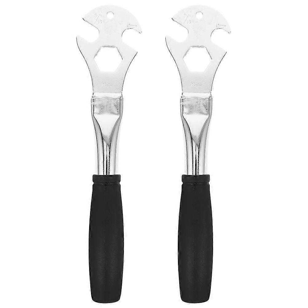 Bicycle Pedal Wrench Extended Long Handle Tool for Easy Pedal Removal, Multi Functional Cycling Repair Tool for Mountain and Road Bikes