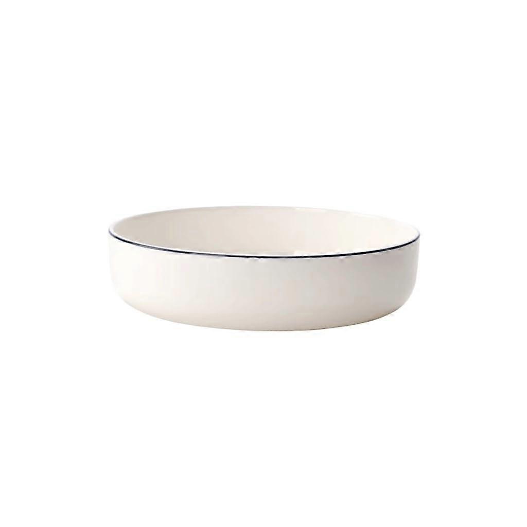 Soup Bowls Bone China Deepened Noodle Bowl Nest Plate Rice Bowl Set For Kitchen