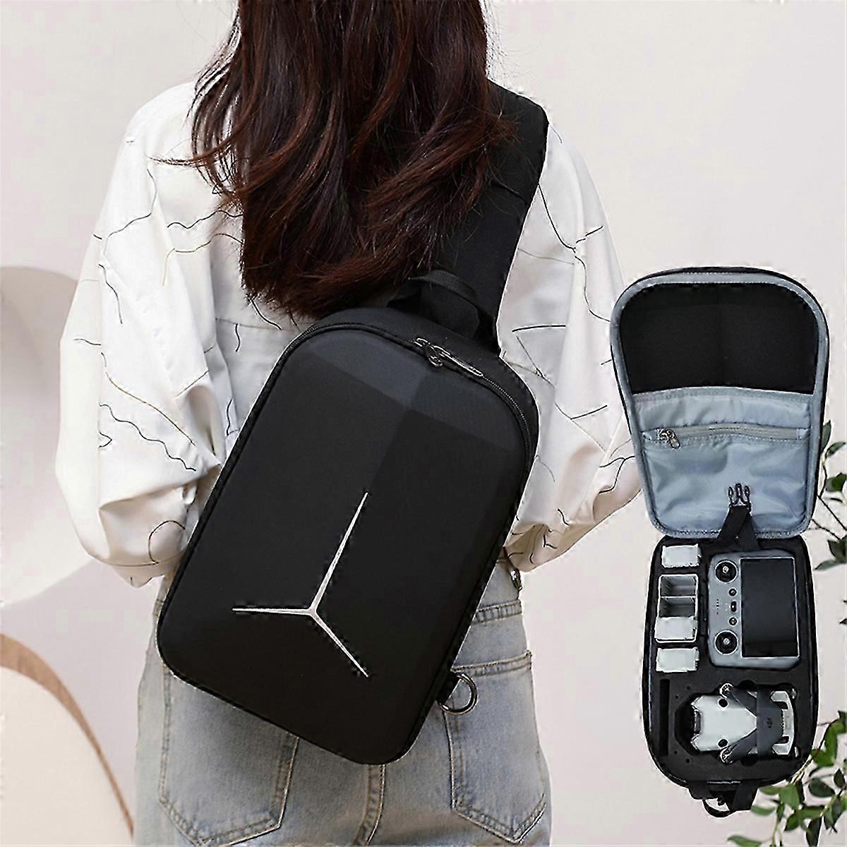 For MINI 4 Pro Bag Storage Case Backpack Messenger Chest Bag